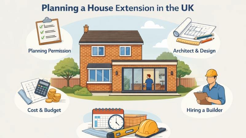 How to Plan a House Extension in the UK