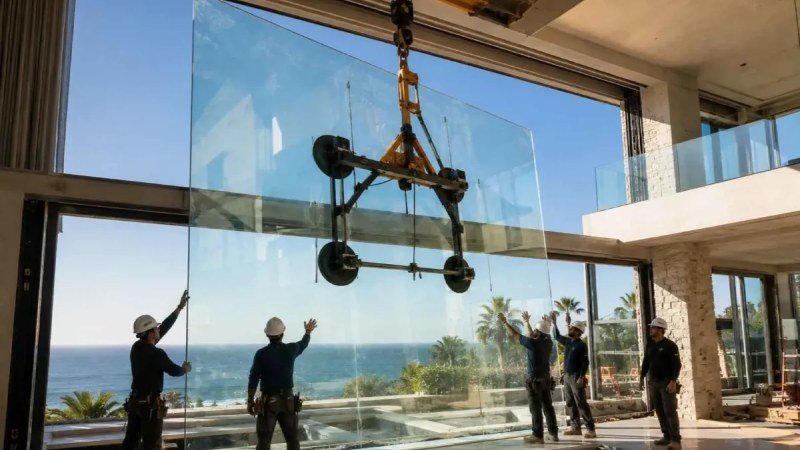 Glass Panel Installation