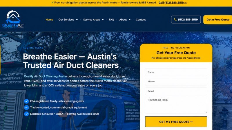 Quality Air Duct Cleaning Austin